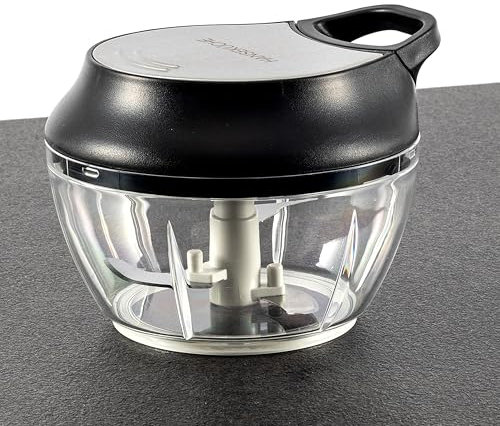 HANSEKÜCHE - Affettatrice manuale per cipolle, erbe, noci e panna, 500 ml, lavabile in lavastoviglie