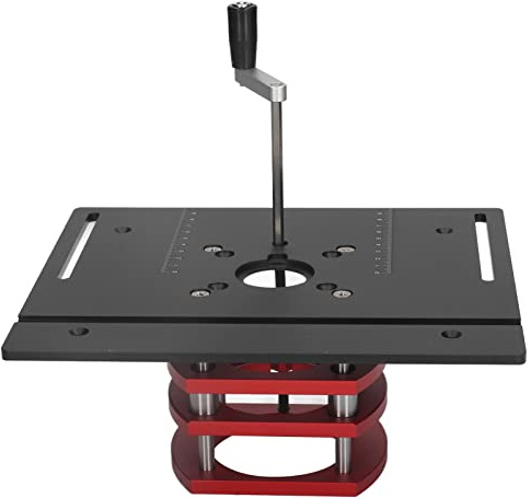 Router Lift System Kit for Accurate Woodworking, Router Table Lift Tool for Efficient Routing, Ideal for Small Trimming Machines