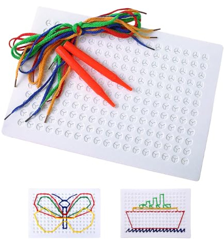 Lubarion Creative Threading Board - DIY String Weaving Puzzle Game