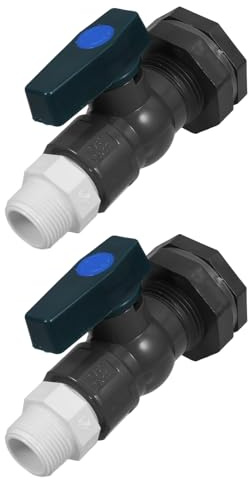 ifundom 2 Set di Kit di Raccordo per Rubinetto per Barile di Pioggia Attacco per Tubo Flessibile Connettore Rapido per Rubinetto Kit di Pioggia