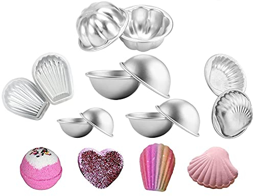 Bath Bomb Molds Seifenform Bath Bomb Molds Seifenform badebomben Formen Set Bath Bomb Mold Kit Badebomben Formen Bath Bomb Kuchen Molds Form für Badebomben für DIY Handgemachte Badekugeln (12 Stück)