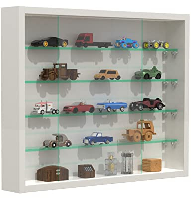 VDD Vitrine stehend Hängevitrine - Glasböden 50 cm breit x 4,5 tief - Schiebetüren