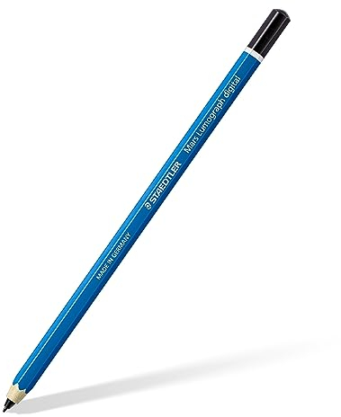 Staedtler Mars Lumograph Digital Classic 180 22. EMR, pennino capacitivo per scrittura digitale e disegno su touch screen EMR (classica forma esagonale, 4.096 livelli di pressione, punta fine 0.7 mm)