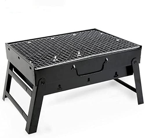 Gril à gaz Portable Pliable Barbecue Grilles Patio Barbecue Charcoal Grill Poêle en Acier Inoxydable Camping en Plein Air Pique-Nique