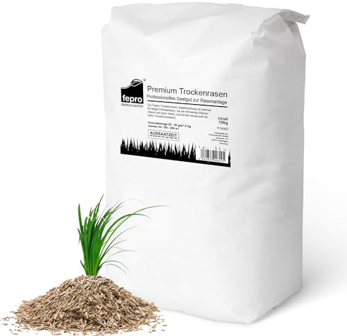 Semi di erba da 20 kg, resistenti alla siccità, resistenti alla siccità, per erba secca e ombreggiata, semi di erba a germinazione rapida, 800 m², ideali per semi di erba e semina