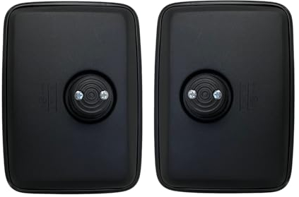 MelTruck® Außenspiegel 290x211 mm Ø10-25 mm R1200 E20 für JOHN DEERE Traktor Bagger LKW (1, 290 x 211 mm)