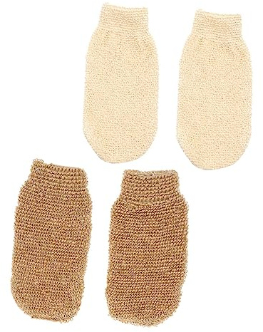 NOLITOY 4pièces De Gommage Pour De Bain Exfoliants Et Massants Outils De Pour Nettoyage Massage Relaxant