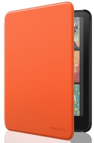 MoKo Case for 7 Kindle Paperwhite 12th Gen&Colorsoft 2024, Orange