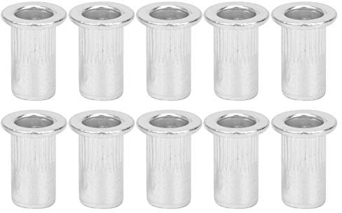 Dadi Rivetti Ciechi in Alluminio 100 Pezzi M5 per Applicazioni Industriali Assemblaggio Metallico Inserti Filettati Tubazioni Strumenti Manifatturiero