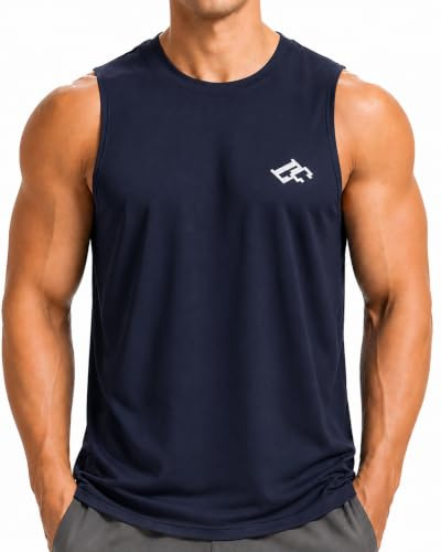 Camisetas sin Mangas para Entrenamiento de Hombre, de Secado rápido, para Gimnasio, musculosas, para Fitness, para Correr, sin Mangas