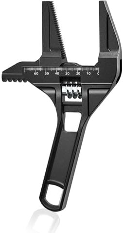 SCDZY Wide Jaw Adjustable Spanner, Alloy Material 6-68mm Opening Adjustable Wrench, Sink Tap Spanner for Bathroom Tight Spaces Plumbers DIY Enthusiasts Home Use
