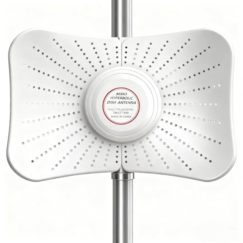 Antenna 4G LTE 5G per esterno, antenna direzionale MIMO | 600-6000 MHz fino a 22 dB | 2 x 10 m, rinforzo compatibile router esterno 2 x TS9