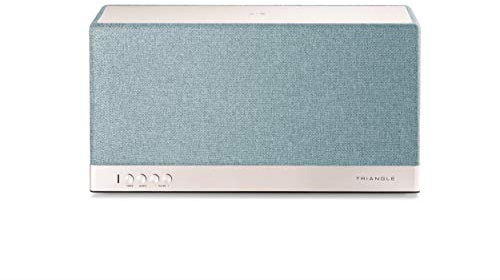 Triangle - Enceinte connectée AIO 3 - Enceinte Tout en Un Compatible Bluetooth, Wi-FI & Multiroom sans-Fil - Audio HD - Entrée Optique - 2X 45W - 360 x 195 x 150 mm - Bleu Arctique