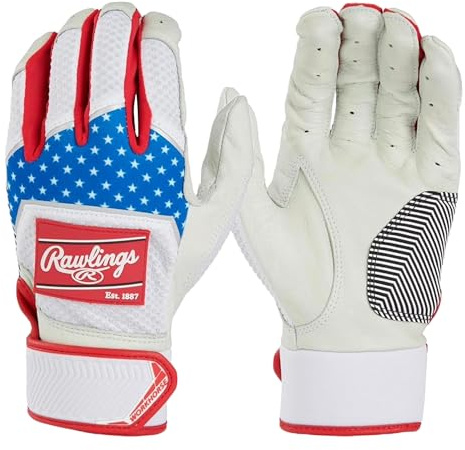 Rawlings | WORKHORSE Baseball Batting Gloves | Adult Small | USA
