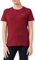 Tommy Hilfiger Damen T-Shirt Kurzarm Rundhalsausschnitt, Rot (Rouge), XS