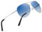 wearPro Sonnenbrille-Herren-Damen-Polarisiert Premium Metallrahmen Sonnenbrillen Unisex mit UV400 Schutz Vintage Schwarz Fahrerbrille (3-Silberner Rahmen/Farbverlauf blau)