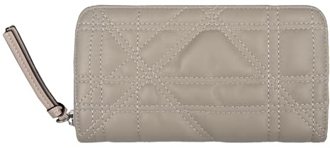 TOM TAILOR Juana Damen Geldbörse Portemonnaie Reißverschluss Groß Beige