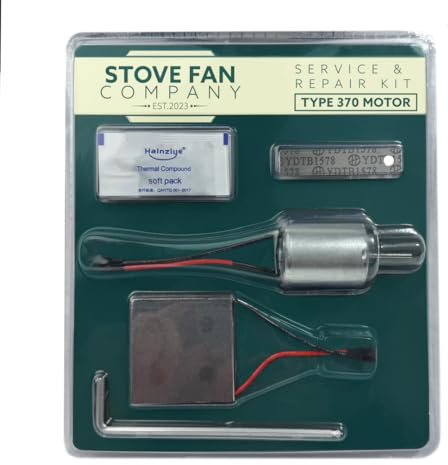 Forest Master - Stove Fan Service Kit – Enhance Efficiency with TEG Module, Thermal Paste & Bi-Metal Strip (Type 370)