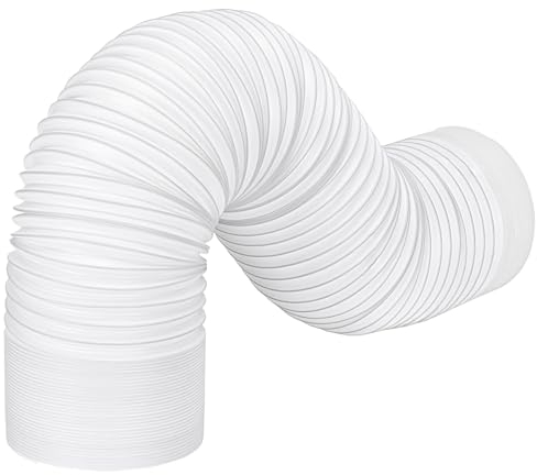 Tuyau d'Échappement de Climatiseur Portable, Tuyau Climatiseur Mobile de 5,9 Pouces de Diamètre avec Filetage Anti-Horaire, Longueur de 1,5 m, Adapté au Climatiseur/Déshumidificateur/Cuisine