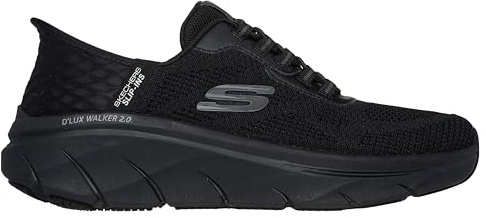 Skechers Men's D'lux Walker 2.0 Reelertrainers, Black, 8 UK