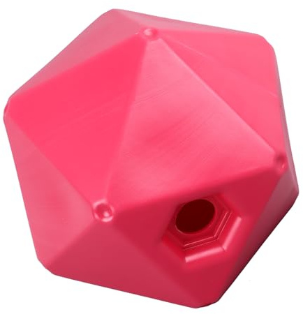 Tyenaza Horse Treat Ball Feeder, Fun Polygon Slow Feed Hay Ball Horse Play Toy Ball Feeder for Horse Chasing Herding