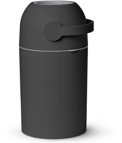 Magic Baby Windeleimer, patentiertes Geruch-Stopp-System, verwenden Sie jeden Müllbeutel, Einhandhebel, 4 Rollen Beutel inklusive (Graphit)