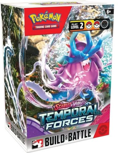 POKEMON TCG: SCARLET AND VIOLET: TEMPORAL FORCES: Build & Battle Display Box (10 Kits)