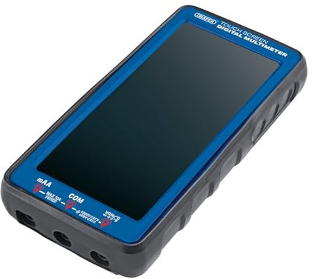Draper LCD Large Touch Screen Digital Multimeter Tester - 16232 - Auto Ranging AC/DC Voltage, Current, Resistance, Continuity, Capacitance, Frequency, Temperature, Diode