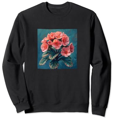 Bergenia Flower Cottagecore Graphic Sweatshirt