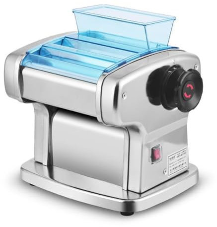Máquina para hacer pasta eléctrica automática, máquina para hacer wonton con albóndigas multifunción con cubierta protectora, máquina para hacer fideos frescos para el hogar de acero inoxidable, para