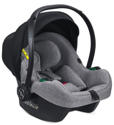 Avionaut Cosmo Smart Kindersitz (0-13 kg, 40-87 cm) | Sicher & Bequem | Ergonomischer Baby-Autositz | ISOFIX-kompatibel für Neugeborene & Babys (Grey)