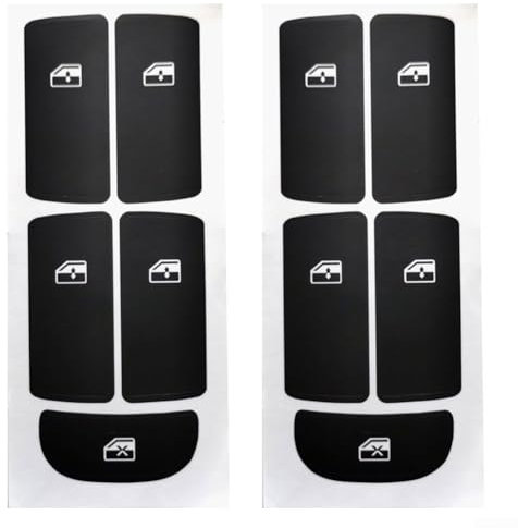 Calcomanías de reparación de botones de vinilo para SAAB 9 3 (03 12) que mejoran la apariencia interior