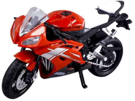 CLKDPNO Alloy Motorbike Toy Highly Simulation Motorbike Model Pull-Back Vehicle Toy Model Motorcycles PVC Street Machine Kids Gift Set 3 Years + Red