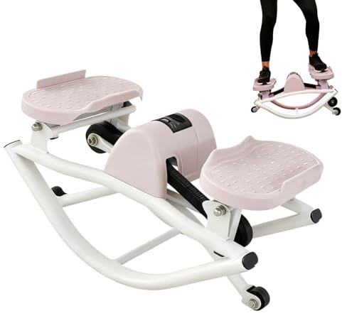 Växelsteg | Bärbar låg utrustning för sido- och magövningar - fitnesssteg för mag- och ben med gungor | för hem, sovsal, kontor, gym,