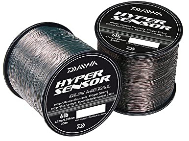 Daiwa Hyper Sensor Gun Metal Monofil 300m 8lb - HSGMM300-08