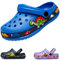 DRECAGE Zuecos Unisex niños Antideslizante Jardín Zapatos Mulas EVA Clogs Niña Niño Azul 28 EU