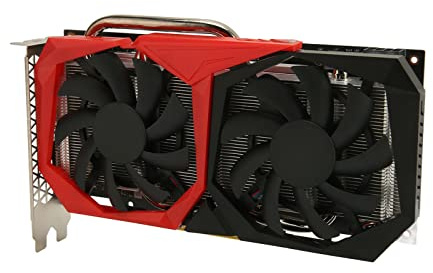 PUSOKEI RTX 2060 6G GDDR6 Schede Grafiche per Computer a 192 Bit con Doppie Ventole di Raffreddamento, 8K HDR e PCB, Scheda Grafica 7680x4320 per PC da Gioco