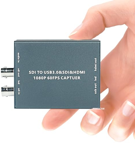 Scheda di acquisizione da SDI a USB 3.0 1080P 60fps YUY2 uscita loopout SDI HDMI SDI/HDMI audio/scheda acquisizione video video per Windows, Linux, OS Game Streaming