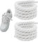 1 Par Cordones Zapatillas Gruesos Para Air Force 1, Rope Laces, Cordones Gordos (8mm,150cm), Cordones Cuerda Chunky Retorcidos Algodon Anchos Redondos Para Cordones de Bricolaje(A)