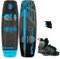BRUNELLI Carbon Wakeboard Set 138 cm mit COASTO Diamond Wakeboardbindung Board blau