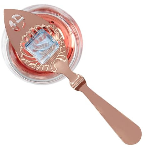 Cucchiaio da banco, cucchiaio per assenzio, con colino per di zucchero cavo, filtro per bicchieri da cocktail bar, cucchiaio da portata in acciaio inox con fessure, per ristoranti di cucina