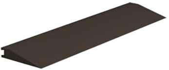 Roppe Rolling Traffic Transition Profile #67, Brown, 3/8 H X 9' L X 3-1/8 W