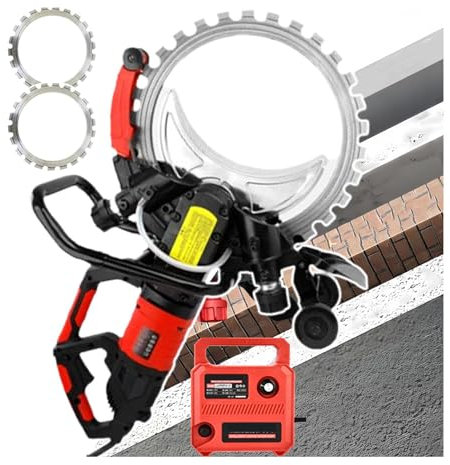XGXHIN 16” Wet Cut Concrete Ring Saw – 8980W, 3000 RPM, Dual Handle, Water-Fed Dust Suppression, 29cm Deep Cut – Precision Cutting for Walls, Floors, and Stone
