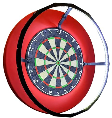 Dartboard Lighting System, dartbelysning, LED darttavla Surround ringlampa, dartboard belysning, professionell darttavla LED-belysningssystem för darttavlor, turneringar och träning