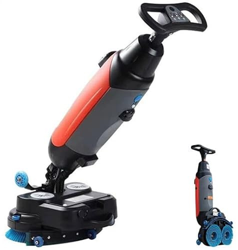 DIUNAOZI Lavasciuga Pavimenti CommercialeMacchina per Pavimenti per Una Pulizia Efficiente, con Disco a Doppia Spazzola,Macchina Lucidatrice per Pavimenti Multifunzionale,10700 Piedi Quadrati Red