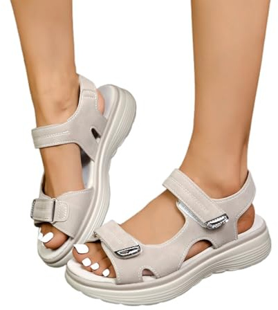 Sandalias Mujer Verano Ortopédicas Comodas Plataforma Deportivas Zapatos Casual Transpirables Antideslizantes Sandalia para Trekking Caminar Senderismo 36-43