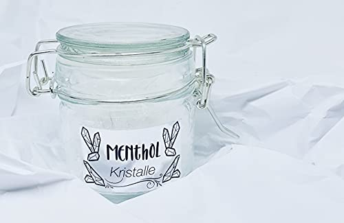 Menthol-Kristalle, naturreine Kristalle für die Sauna, Saunaaufguss (25g)