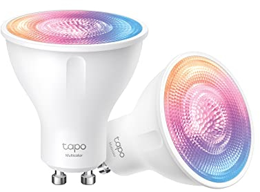 Tapo Smarte WLAN Glühbirne GU10 L630 2pack, Energie sparen, 3.5W Entspricht 50W, Mehrfarbrige dimmbare alexa lampe, home zubehör, 16 Mio Farben