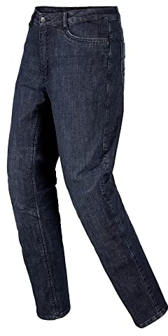 Fastway Motorrad Jeans Herren, EN Geprüfte Motorradhose Herren Klasse A, Entnehmbare Knie Protektoren, Hüfte, Gesäß & Knie Verstärkt, Sicherheitsnähte an Sturzpositionen, Blue Jeans, W42/L32