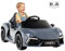 Maxmass 12V Kids Electric Ride on Car, Battery Powered Licensed Lamborghini Electric Vehicle with Remote Control, Music, MP3, USB, Hydraulic Doors, Children Toy Car for 37-95 Months Old (Grey)